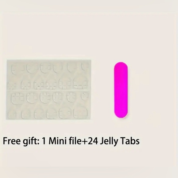 Valentine's Day Classic Red 24pcs Medium Almond Shape Press On Nails - Picture 4 of 4